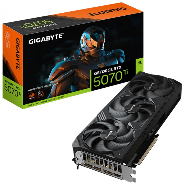 GIGABYTE GeForce RTX 5070 Ti WINDFORCE OC SFF 16 Гб