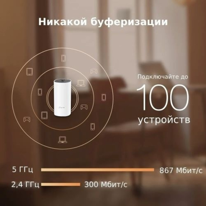 TP-LINK Deco M4 DECO M4 3-Pack AC1200 белый