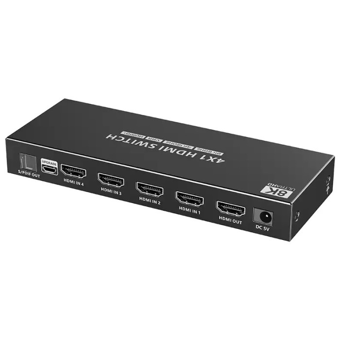 LENKENG HDMI-переключатель LKV841 1 шт, металл