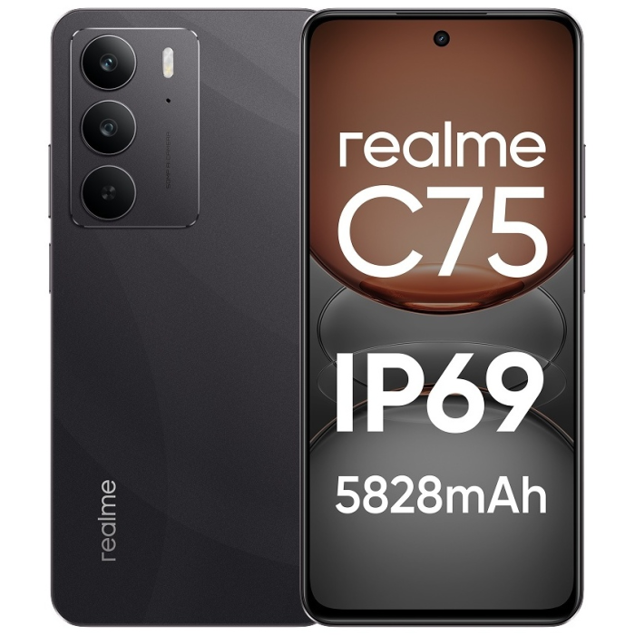 Realme C75 8 ГБ/128 ГБ черный