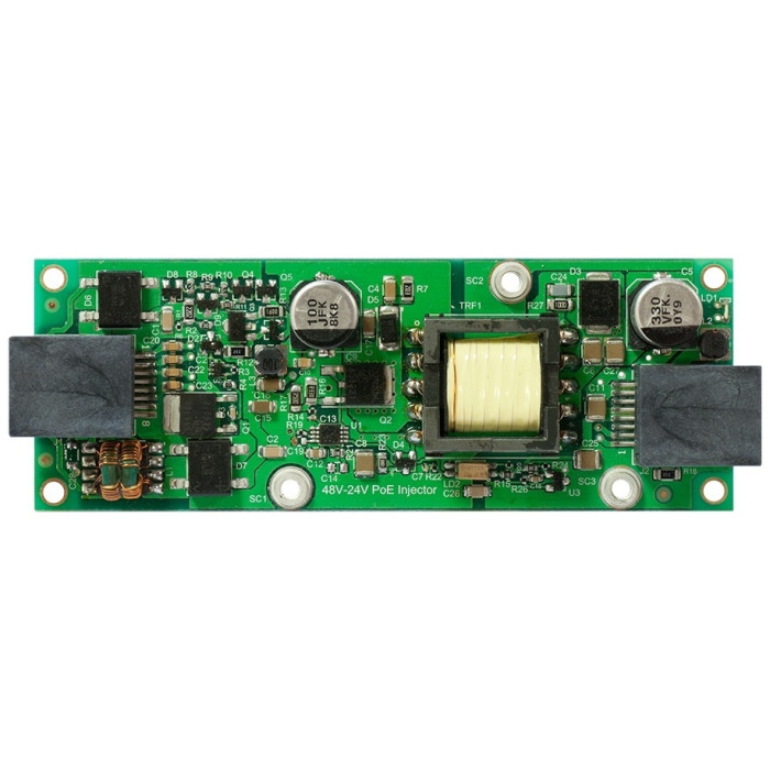 MikroTik PoE инжектор RBGPOE-CON-HP 1 шт, пластик