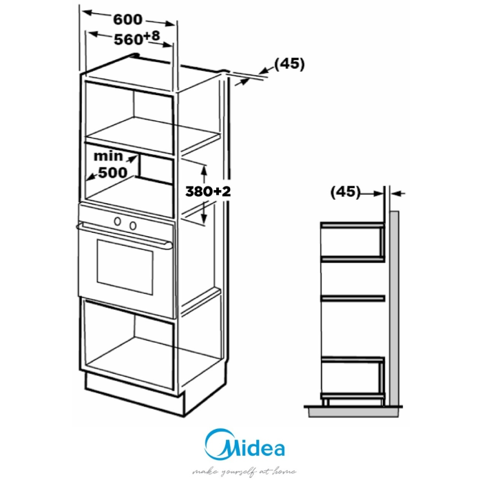 Midea MI10250GW белый