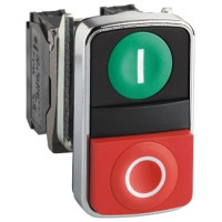 Schneider Electric кнопка XB4BL73415, черный, красный