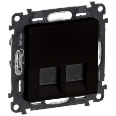 Legrand встраиваемая 756343 Valena Life, компьютерный (RJ45) цвет черный