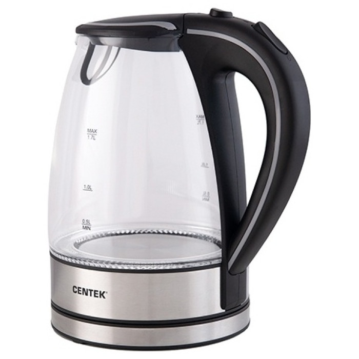 Электрочайник CENTEK CT-1009 BLS черный
