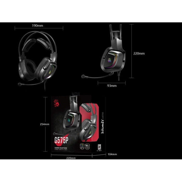 Наушники A4Tech Bloody G575P черный