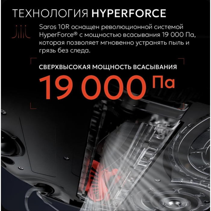Roborock Saros 10R черный