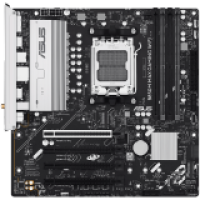 ASUS Main Board Desktop AMD Socket AM5 AMD B850 Chipset 4 x DIMM slots, max. 256GB 1 x DisplayPort 1 x HDMI port 1 x Wi-Fi module 3 x M.2 slots 4 x SATA ATX Form Factor<br>