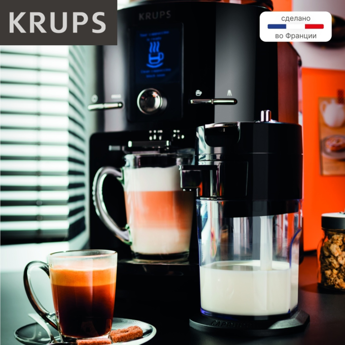 Кофемашина Krups Espresseria EA829810 черный