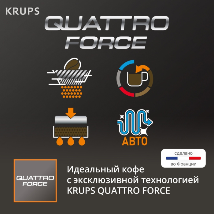 Кофемашина Krups Espresseria EA829810 черный