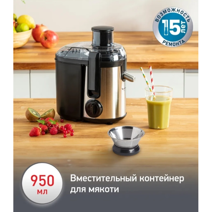 Moulinex JU420D10 серебристый, черный
