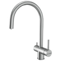Смеситель для кухни (мойки) KuchenStern 402SS40, двухзахватный