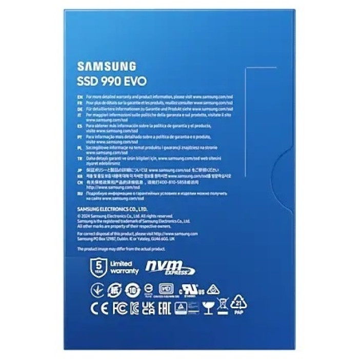 SSD Samsung MZ-V9E1T0BW 1024 Гб