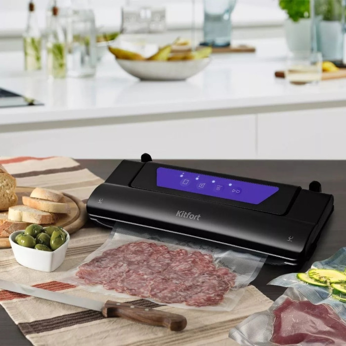 Kitfort KT-1528-1 черный, фиолетовый