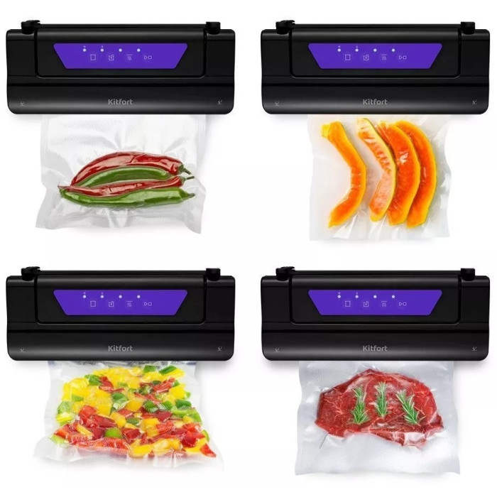 Kitfort KT-1528-1 черный, фиолетовый