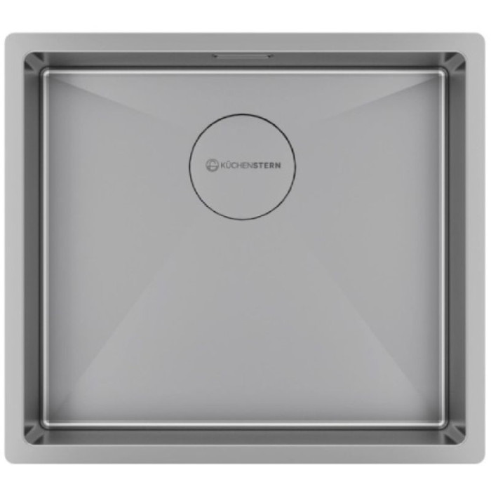 KuchenStern KRAFT 50 AISI 304/R10 интегрированная 49х44х20 см, нержавеющая сталь, тон серебристый металлик