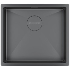 KuchenStern KRAFT 50 AISI 304/R10 интегрированная 49х44х20 см, нержавеющая сталь, тон вороненая сталь