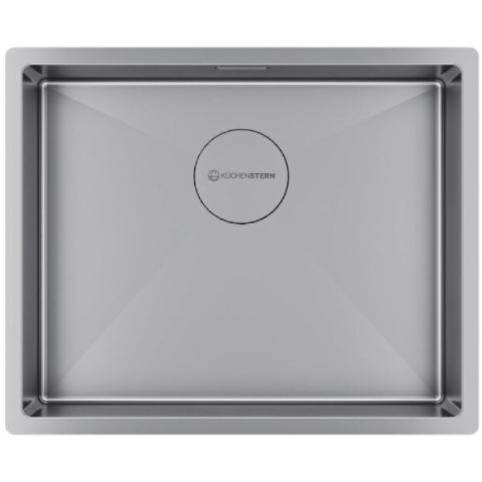 KuchenStern KRAFT 60 AISI 304/R10 интегрированная 54х44х20 см, нержавеющая сталь, тон серебристый металлик
