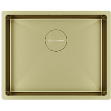 KuchenStern KRAFT 60 AISI 304/R10 интегрированная 54х44х20 см, нержавеющая сталь, тон золотистый