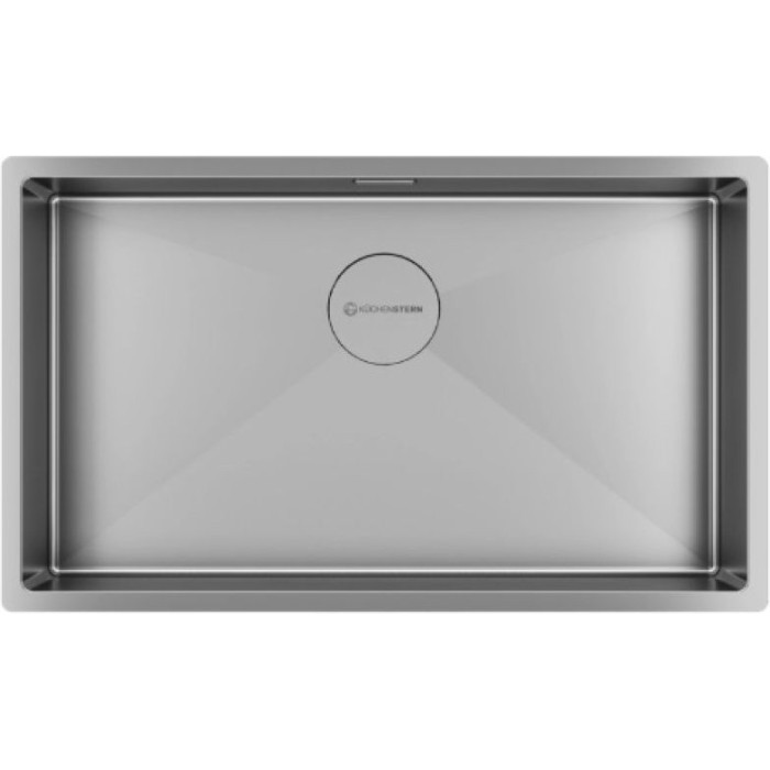 KuchenStern KRAFT 80 AISI 304/R10 интегрированная 74х44х20 см, нержавеющая сталь, тон серебристый металлик