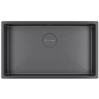 KuchenStern KRAFT 80 AISI 304/R10 интегрированная 74х44х20 см, нержавеющая сталь, тон вороненая сталь