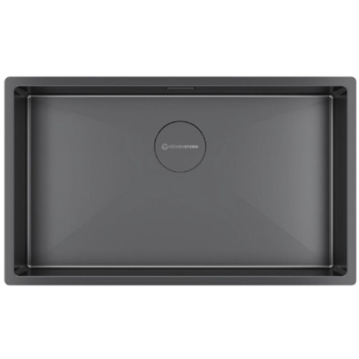 KuchenStern KRAFT 80 AISI 304/R10 интегрированная 74х44х20 см, нержавеющая сталь, тон вороненая сталь