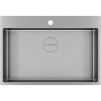 KuchenStern WERK 80 AISI 304/R10 врезная 74х51х20 см, нержавеющая сталь, тон серебристый металлик