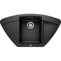 Blanco Zia 9 E черный (526031) накладная 93х51х18 см, искусственный камень, тон черный