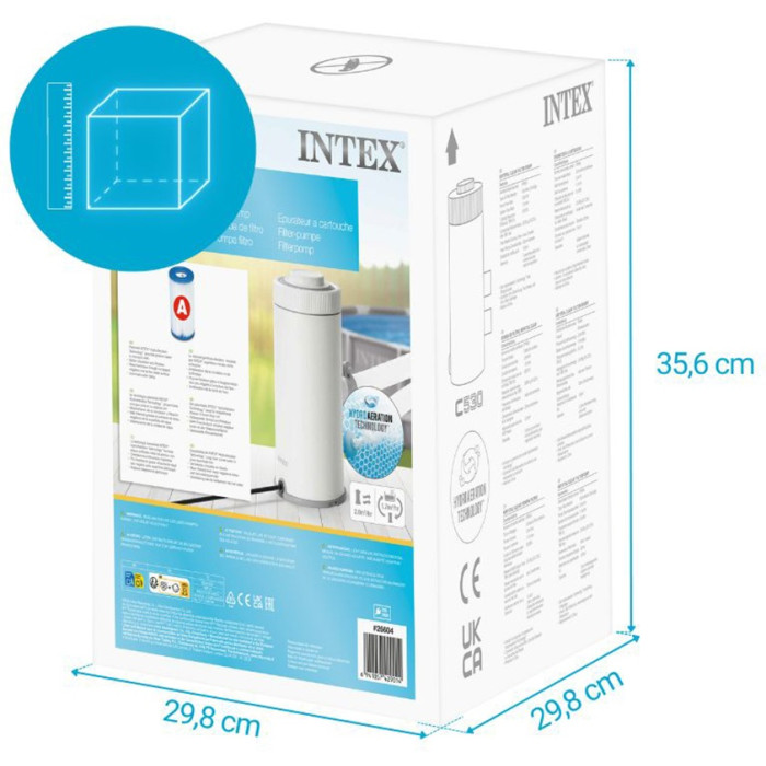 Фильтр-насос Intex картриджный 2006 л/ч 26604