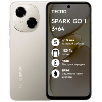 TECNO SPARK Go 1 3 ГБ/64 ГБ золотистый