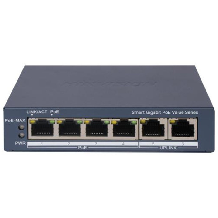 Коммутатор Hikvision DS-3E1506P-EI/M