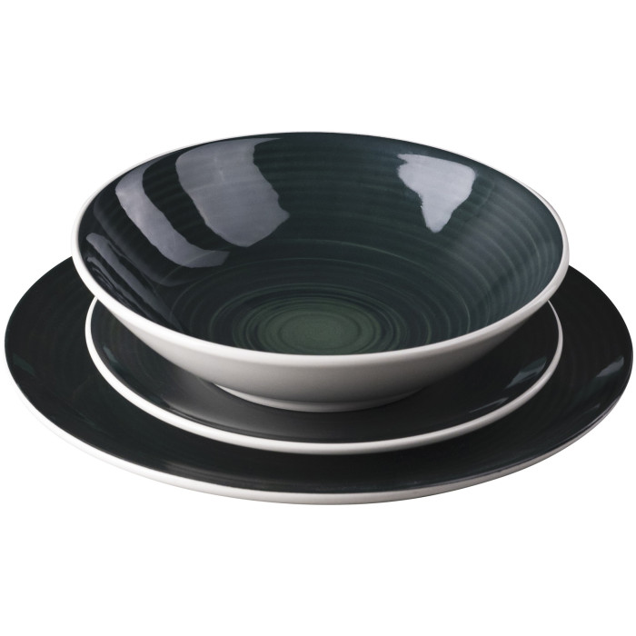 Bergner набор тарелок BG-10233-GR 20 см 12 шт, керамика
