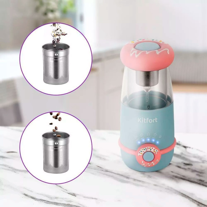 Kitfort КТ-7244 розовый, голубой