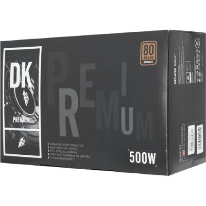 1STPLAYER DK PREMIUM PS-500AX 500W черный