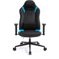 Игровое кресло AeroCool CROWN Smart Racer Blue, черный, голубой