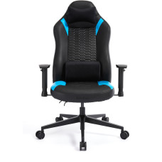 Игровое кресло AeroCool CROWN Smart Racer Blue, черный, голубой