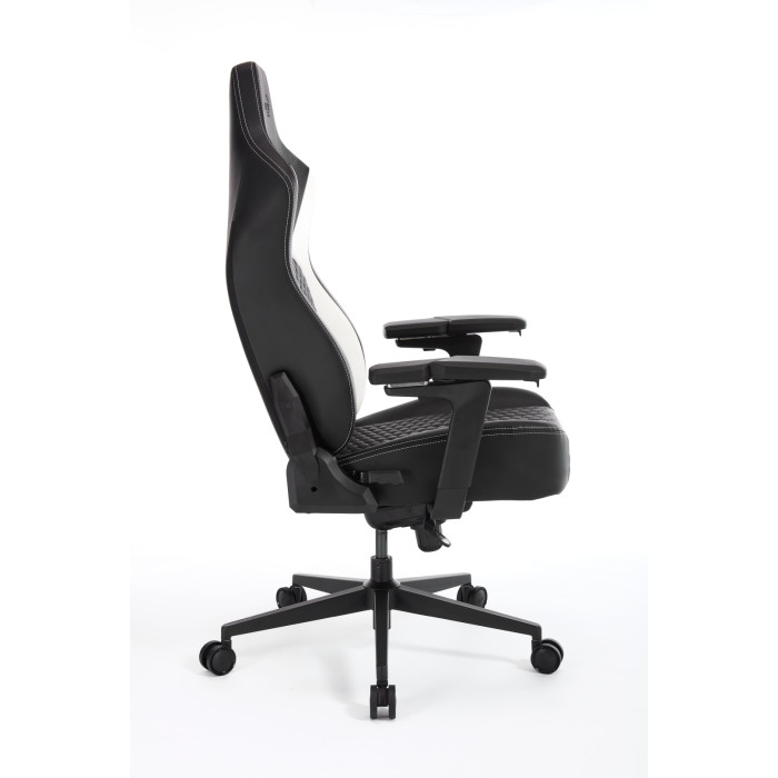 Игровое кресло AeroCool CROWN Pro Racer White, черный, белый