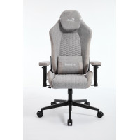 Игровое кресло AeroCool CROWN Loft Light Grey, черный, серый