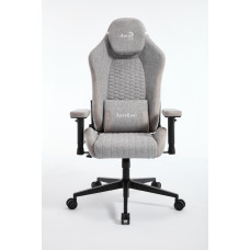 Игровое кресло AeroCool CROWN Loft Light Grey, черный, серый