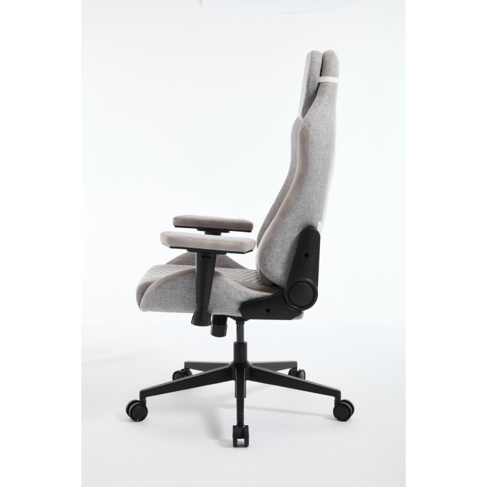 Игровое кресло AeroCool CROWN Loft Light Grey, черный, серый
