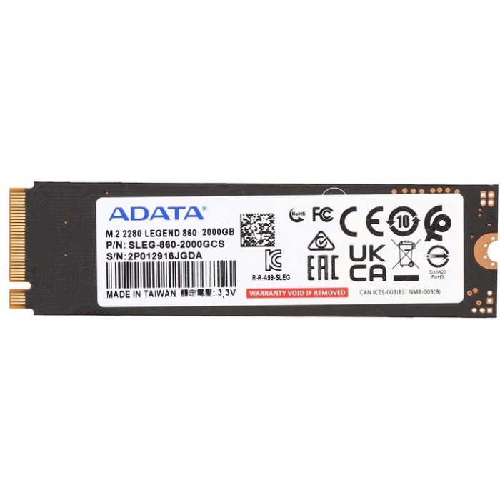 SSD ADATA SLEG-860-2000GCS 2000 Гб