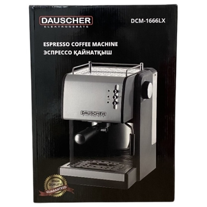 Кофемашина DAUSCHER DCM-1666LX серый