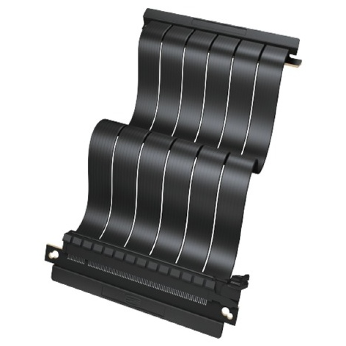 Кабель PCcooler PCI-E - PCI-E  Vertical 185mm PCI-E4.0X16 Black RC185 BK 4.0