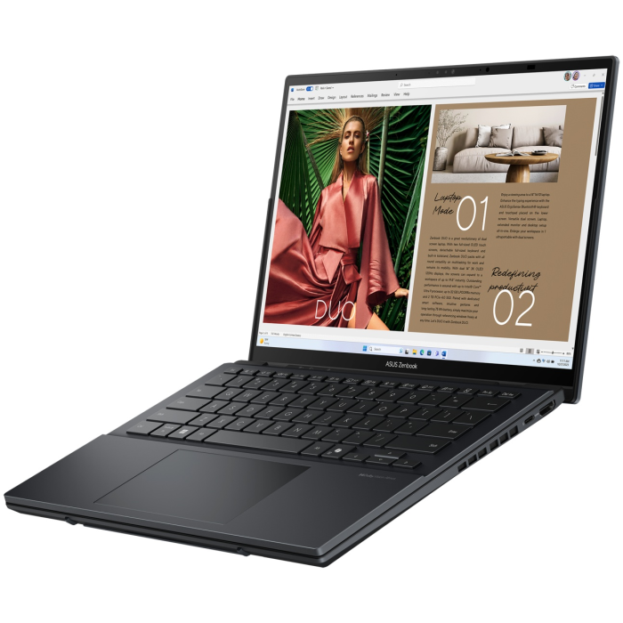 ASUS Zenbook Duo 14" / 16 Гб / SSD 1024 Гб / Win 11 / UX8406CA-QL221W / 90NB14X1-M00C70