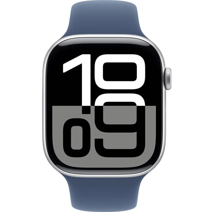 Apple Watch Series 10 M/L 42 мм серебристый-синий