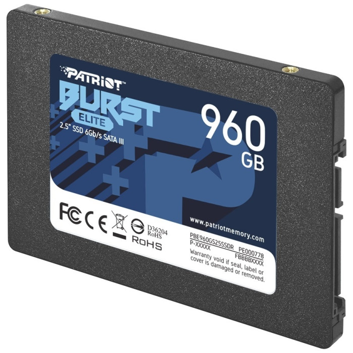 Patriot Burst Elite PBE960GS25SSDR 960Gb