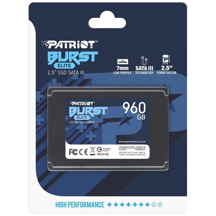 Patriot Burst Elite PBE960GS25SSDR 960Gb