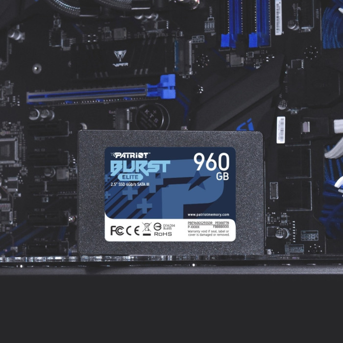Patriot Burst Elite PBE960GS25SSDR 960Gb