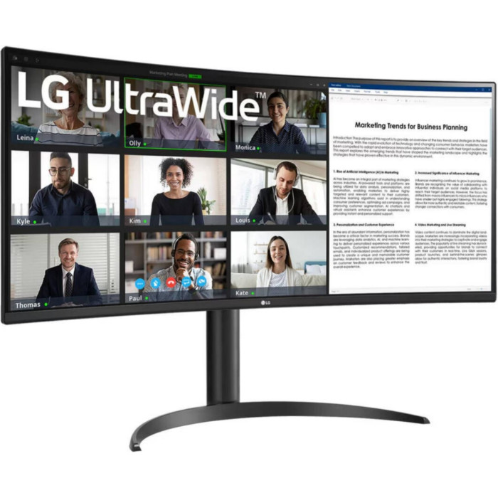 34" LG 34WR55QK-B.ARUZ черный