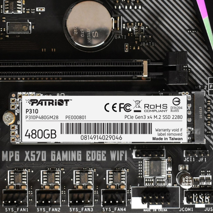 SSD Patriot P310P480GM28 480 ГБ